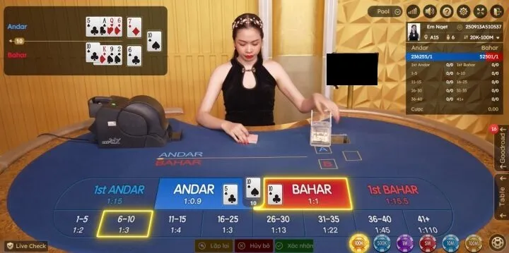 Andar Bahar chơi như thế nào?