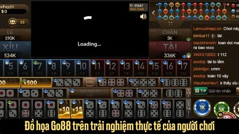 Đồ họa Go88 trên trải nghiệm thực tế của người chơi